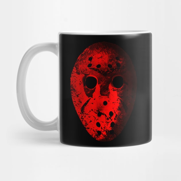 Red Bloody Horror Mask by Scar